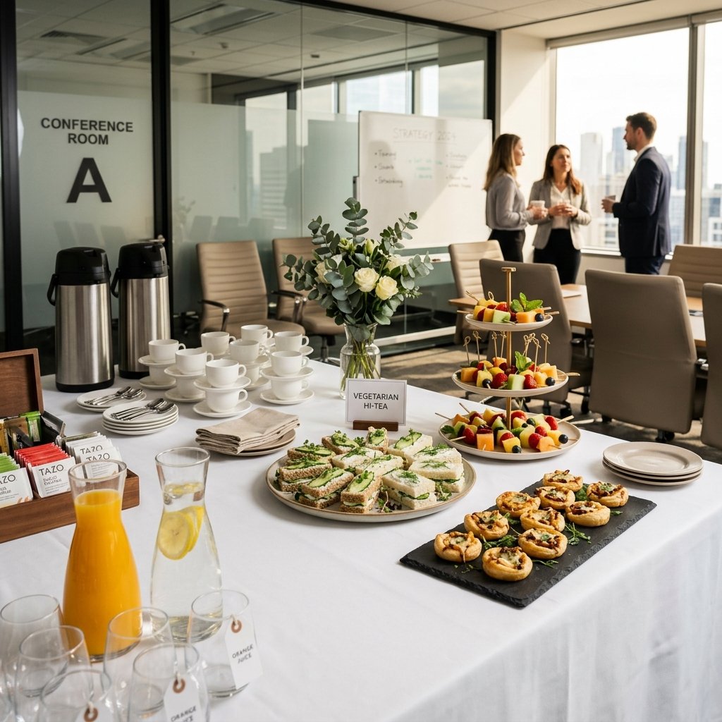 Corporate Catering Setup