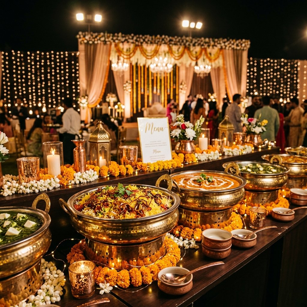 Indoor Buffet Decoration